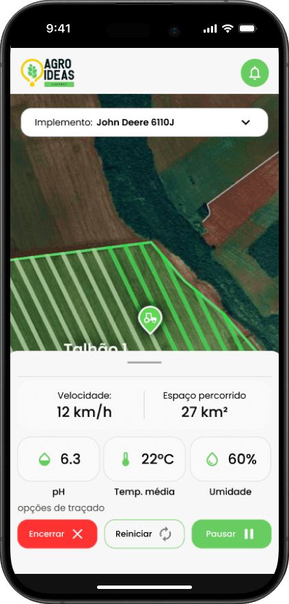 Tela de mapa de postos